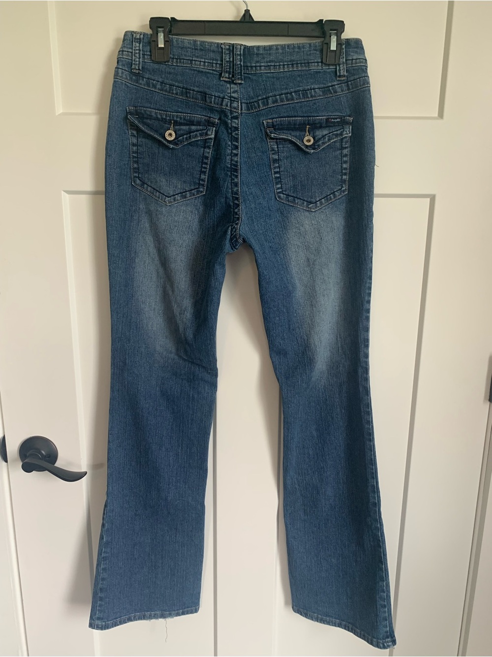 Y2K Angels Boot Cut Blue Jeans Sz 10 - Picture 10 of 12